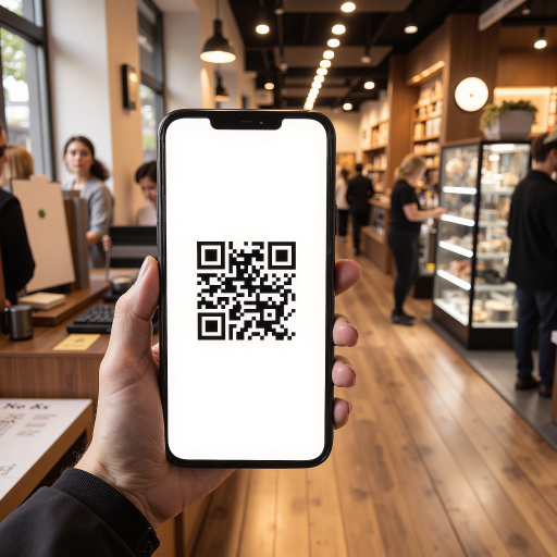 微信公众号二维码，黑白方块图案，边框清晰，中心有微信图标标识